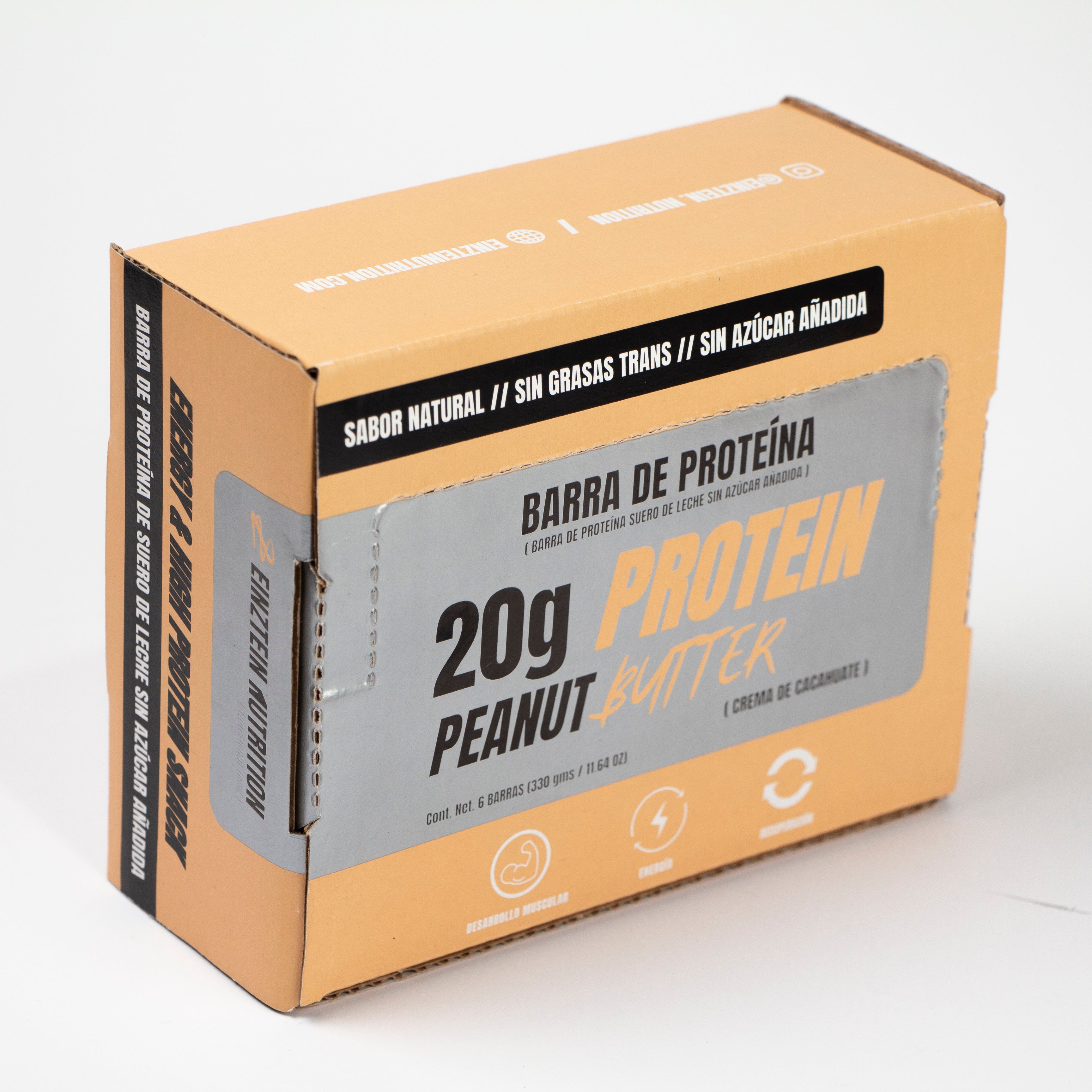 Sabor Crema de Cacahuate - Caja con 6 Barras