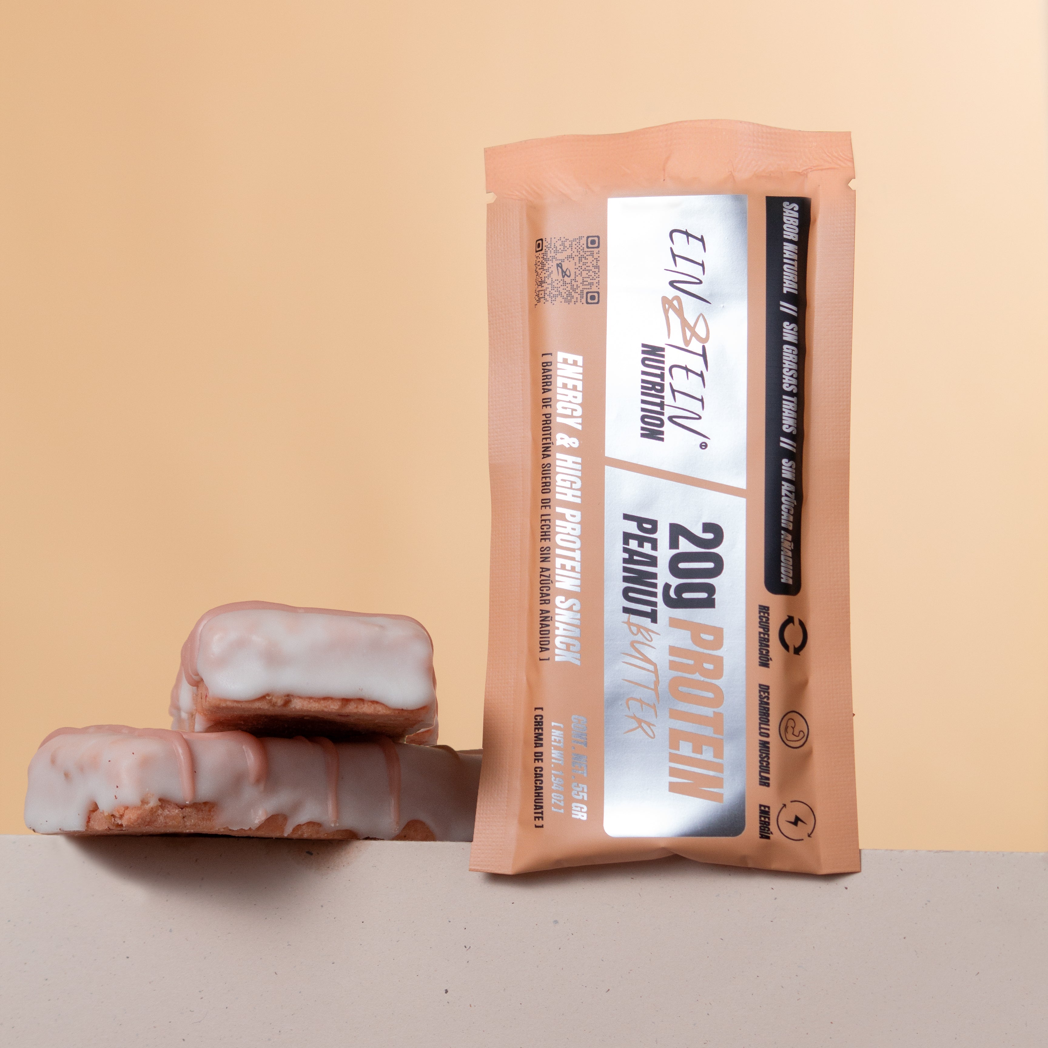 Sabor Crema de Cacahuate - Caja con 6 Barras